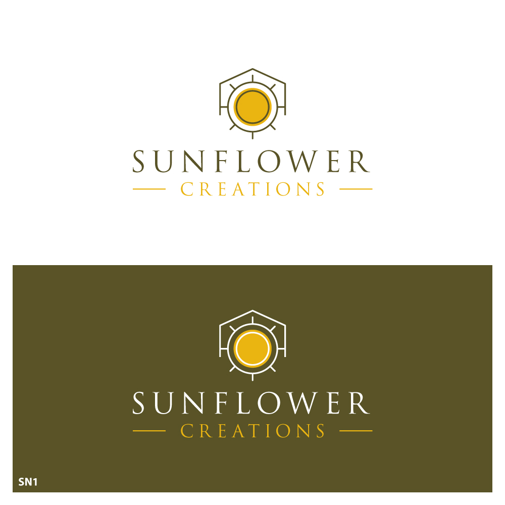 Logo Design by Sujit Banerjee for Sunflower Creations | Design #37474916