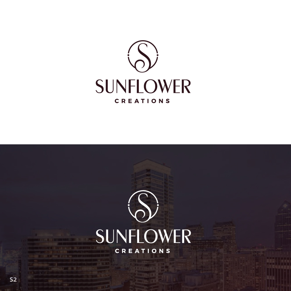 Logo Design by Sujit Banerjee for Sunflower Creations | Design #37474918