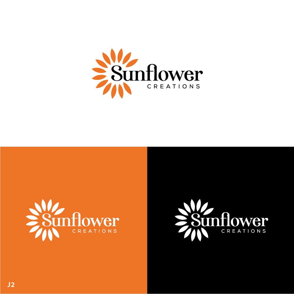 Logo Design by Sujit Banerjee for Sunflower Creations | Design #37474919