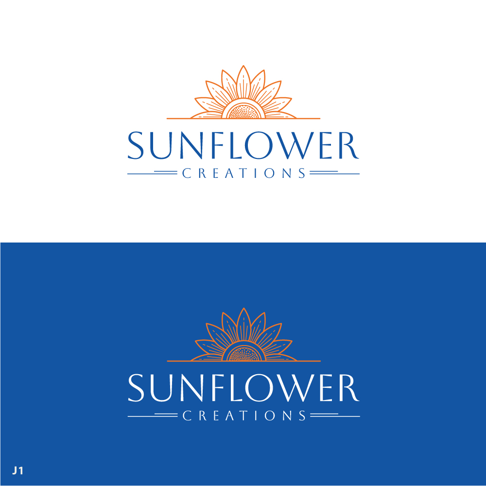 Logo Design by Sujit Banerjee for Sunflower Creations | Design #37474920