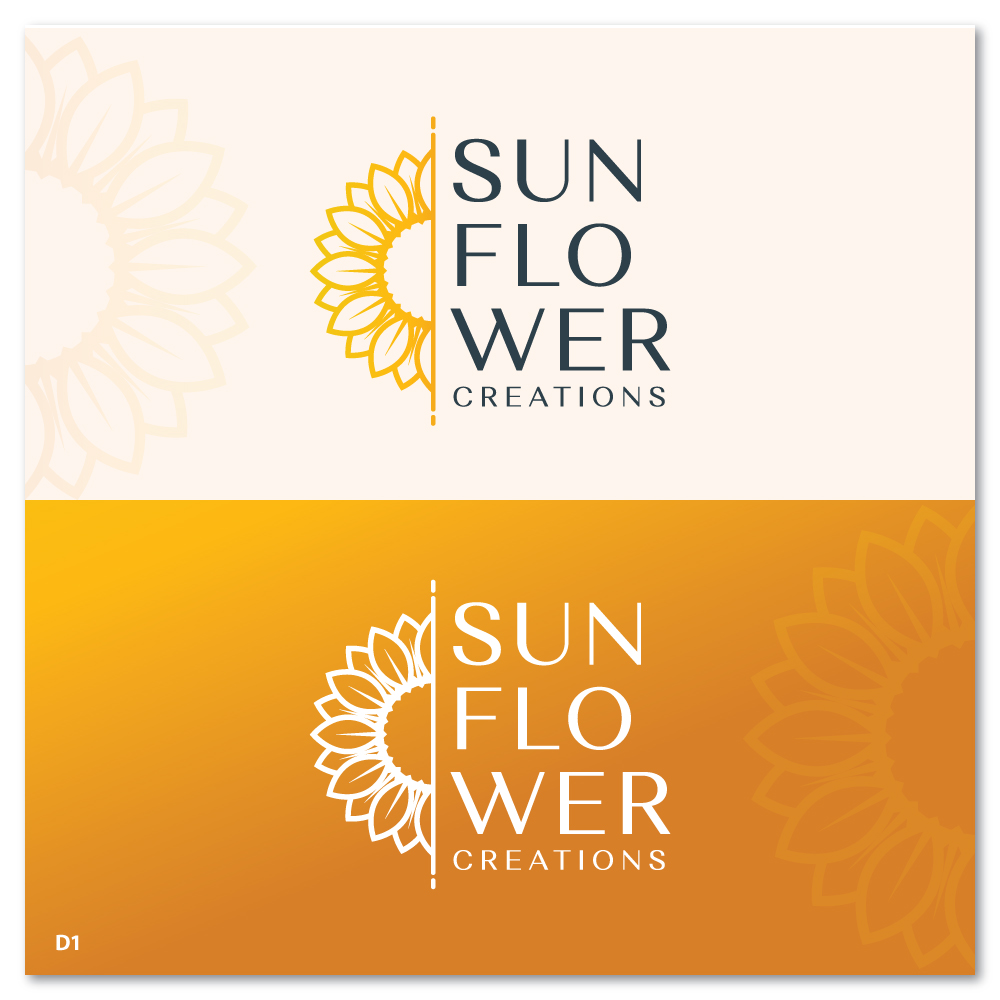 Logo Design by Sujit Banerjee for Sunflower Creations | Design #37474922