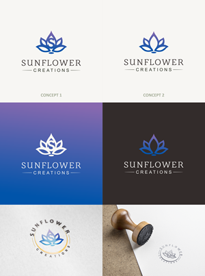 Logo Design by eudo for Sunflower Creations | Design: #37474590