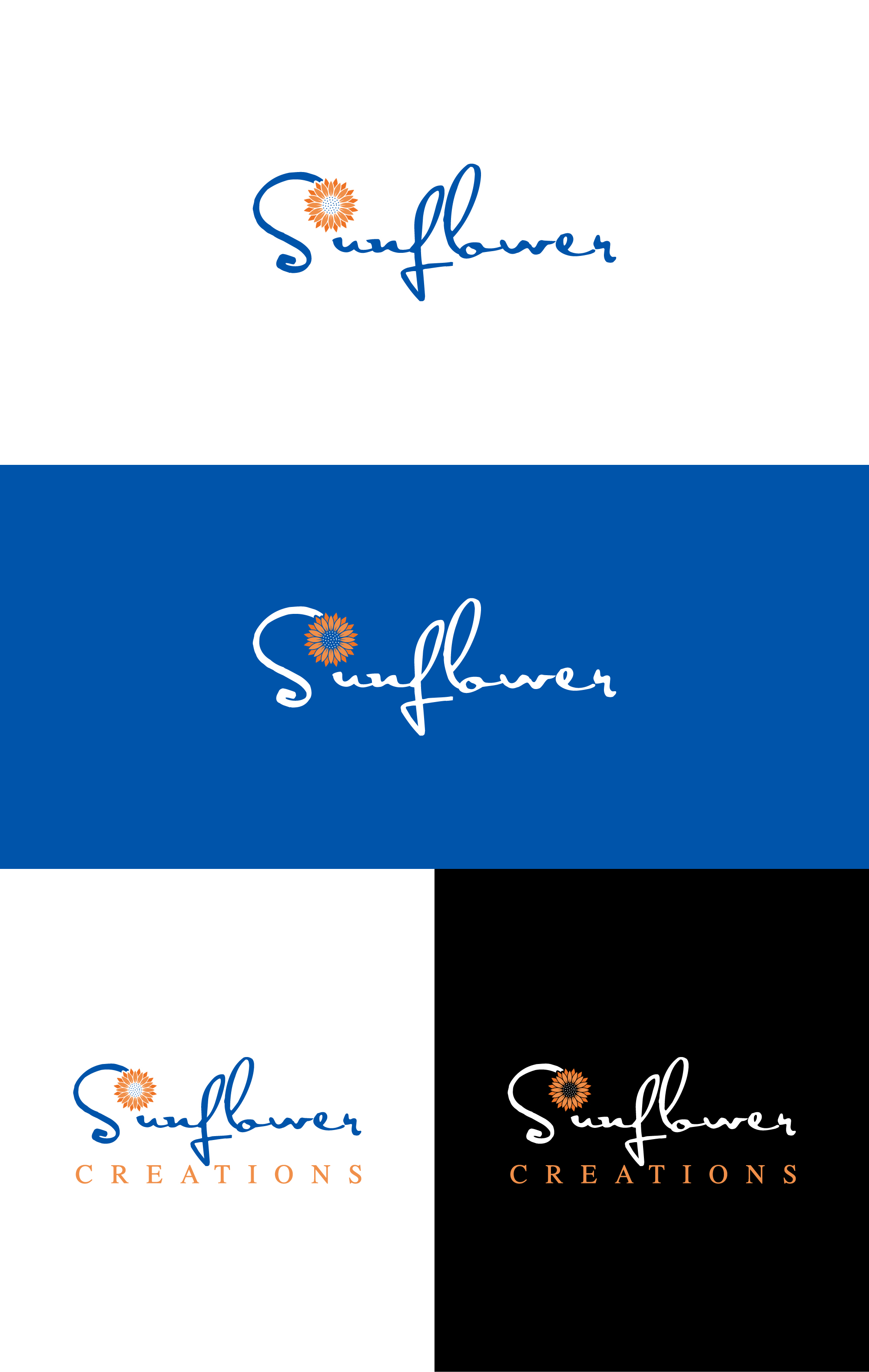 Logo Design by Deziners Zone for Sunflower Creations | Design #37474650