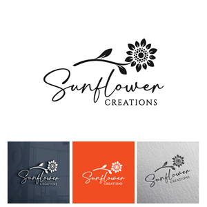 Logo Design by michellefrances for Sunflower Creations | Design: #37482693