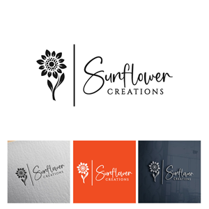 Logo Design by michellefrances for Sunflower Creations | Design: #37482697
