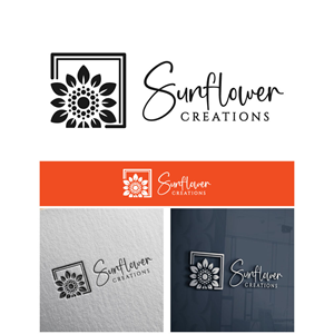 Logo Design by michellefrances for Sunflower Creations | Design: #37482755