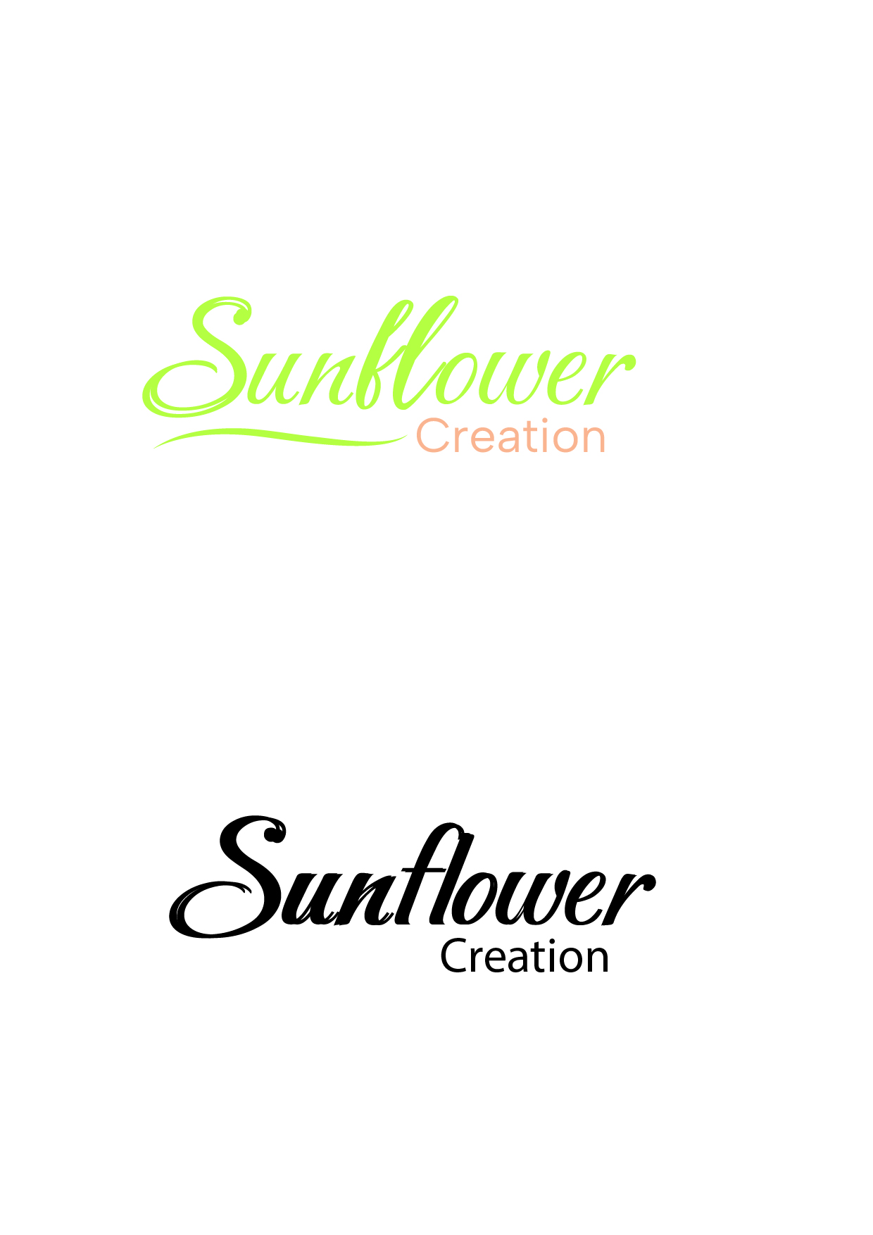 Logo Design by Hulk smith for Sunflower Creations | Design #37478680