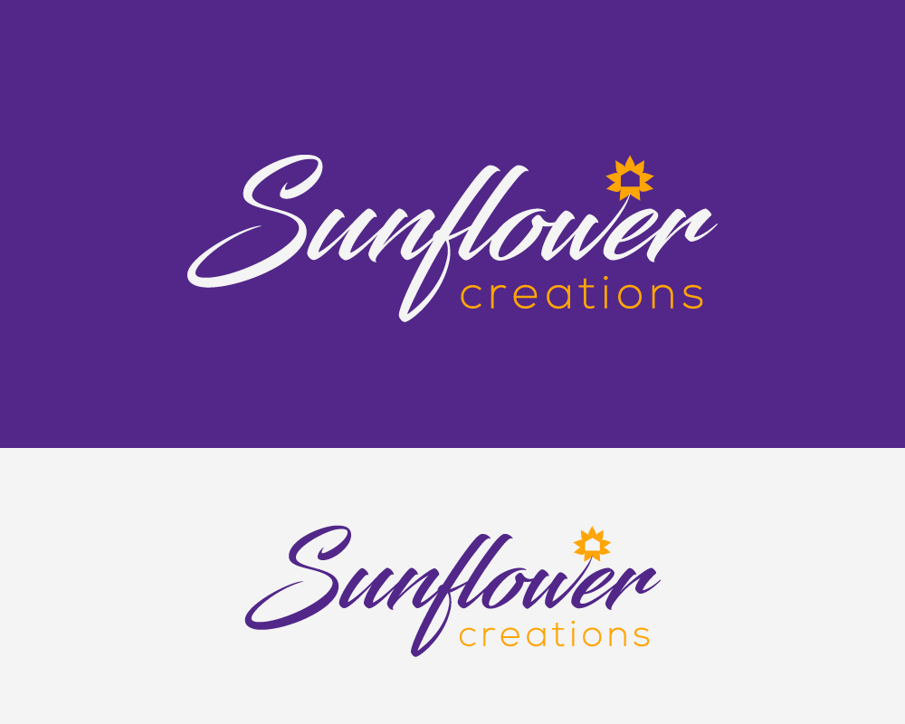 Logo Design by objects for Sunflower Creations | Design #37473378