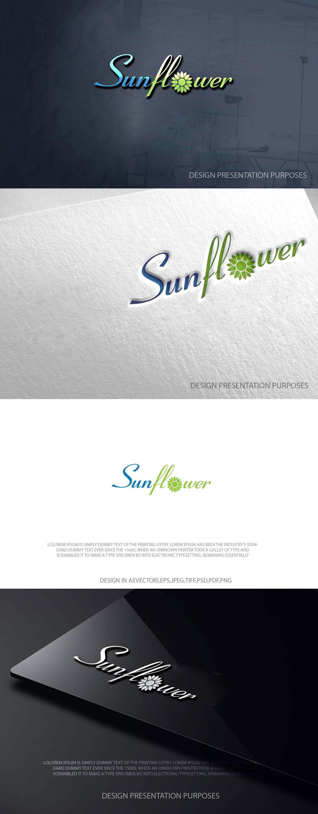 Logo Design by zebronicgraphic for Sunflower Creations | Design #37478931