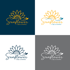 Logo Design by AL-BARAKAH for Sunflower Creations | Design: #37472195
