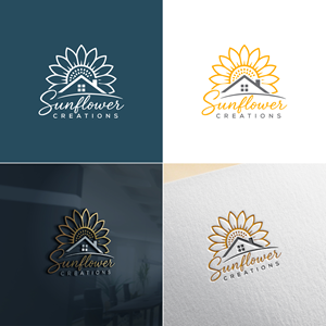Logo Design by AL-BARAKAH for Sunflower Creations | Design: #37472253