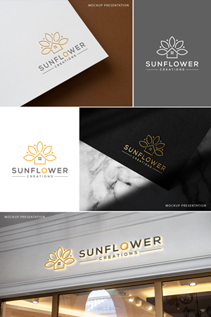 Logo Design by AL-BARAKAH for Sunflower Creations | Design: #37472505