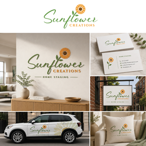 Logo Design by EnaGraph for Sunflower Creations | Design: #37473606