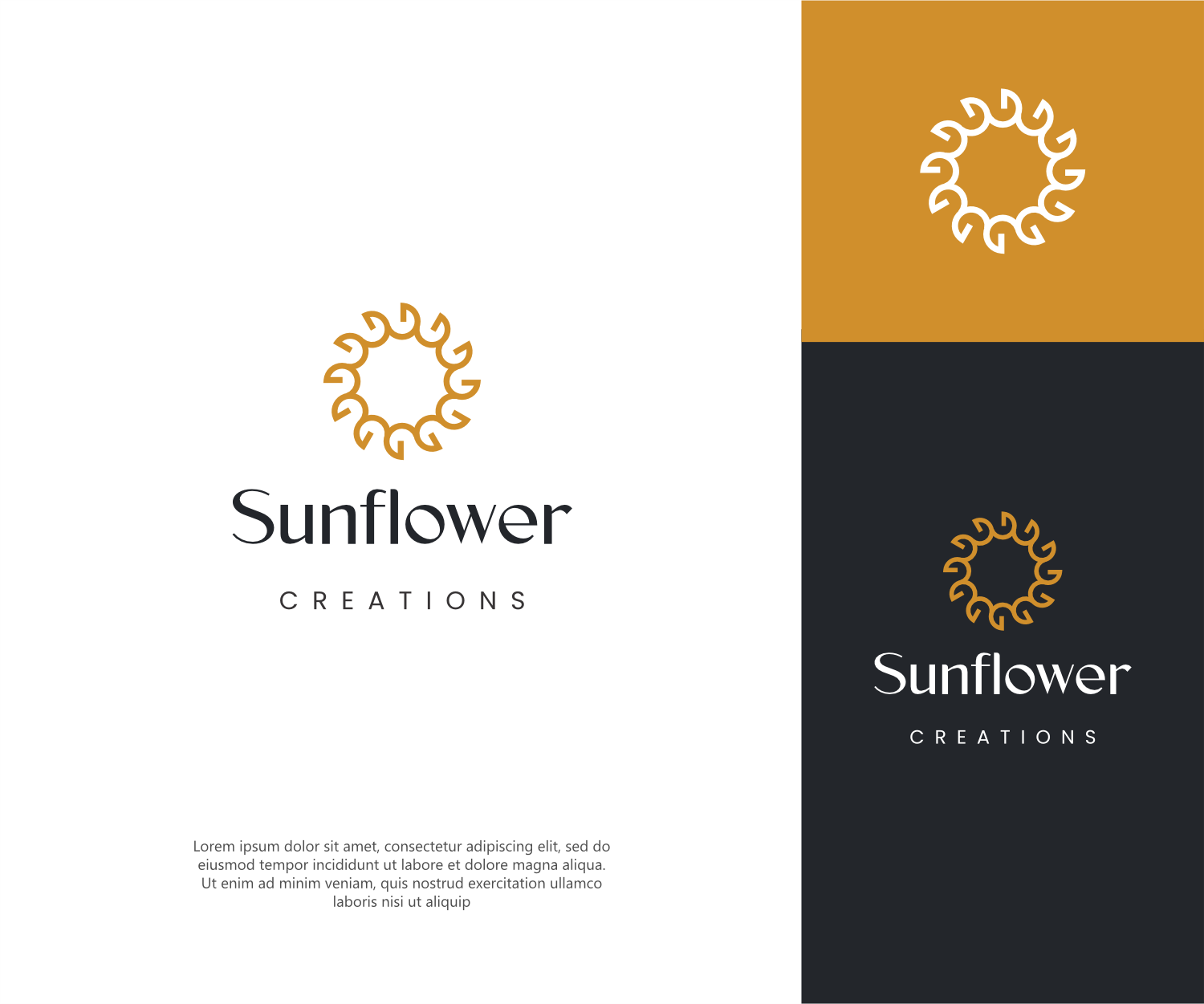 Logo Design by ThiagoB for Sunflower Creations | Design #37472958