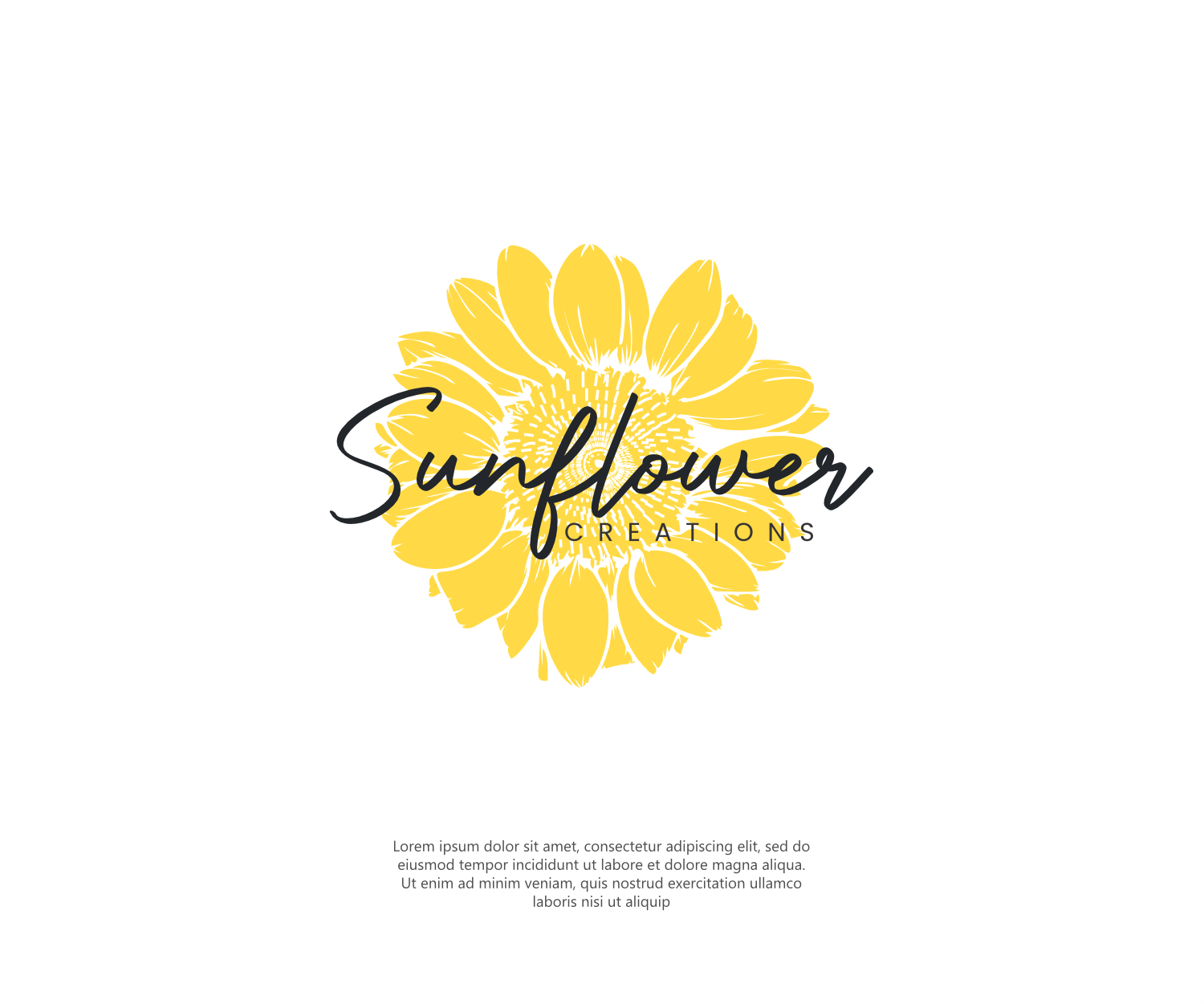 Logo Design by ThiagoB for Sunflower Creations | Design #37472959