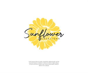 Logo Design by ThiagoB for Sunflower Creations | Design: #37472959
