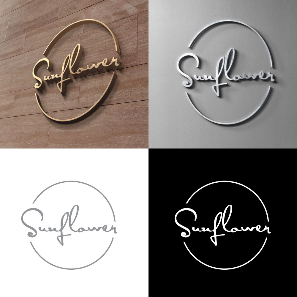 Logo Design by Znuj Esilas for Sunflower Creations | Design #37473914