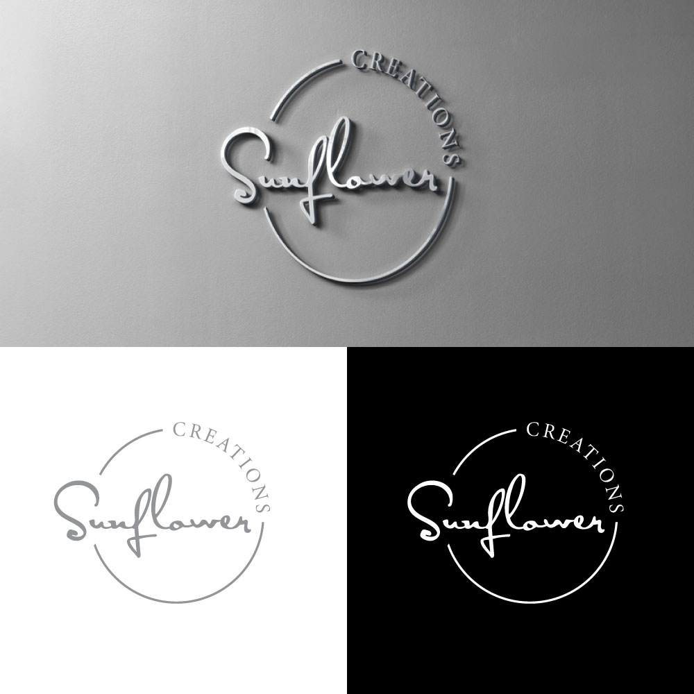 Logo Design by Znuj Esilas for Sunflower Creations | Design #37473915