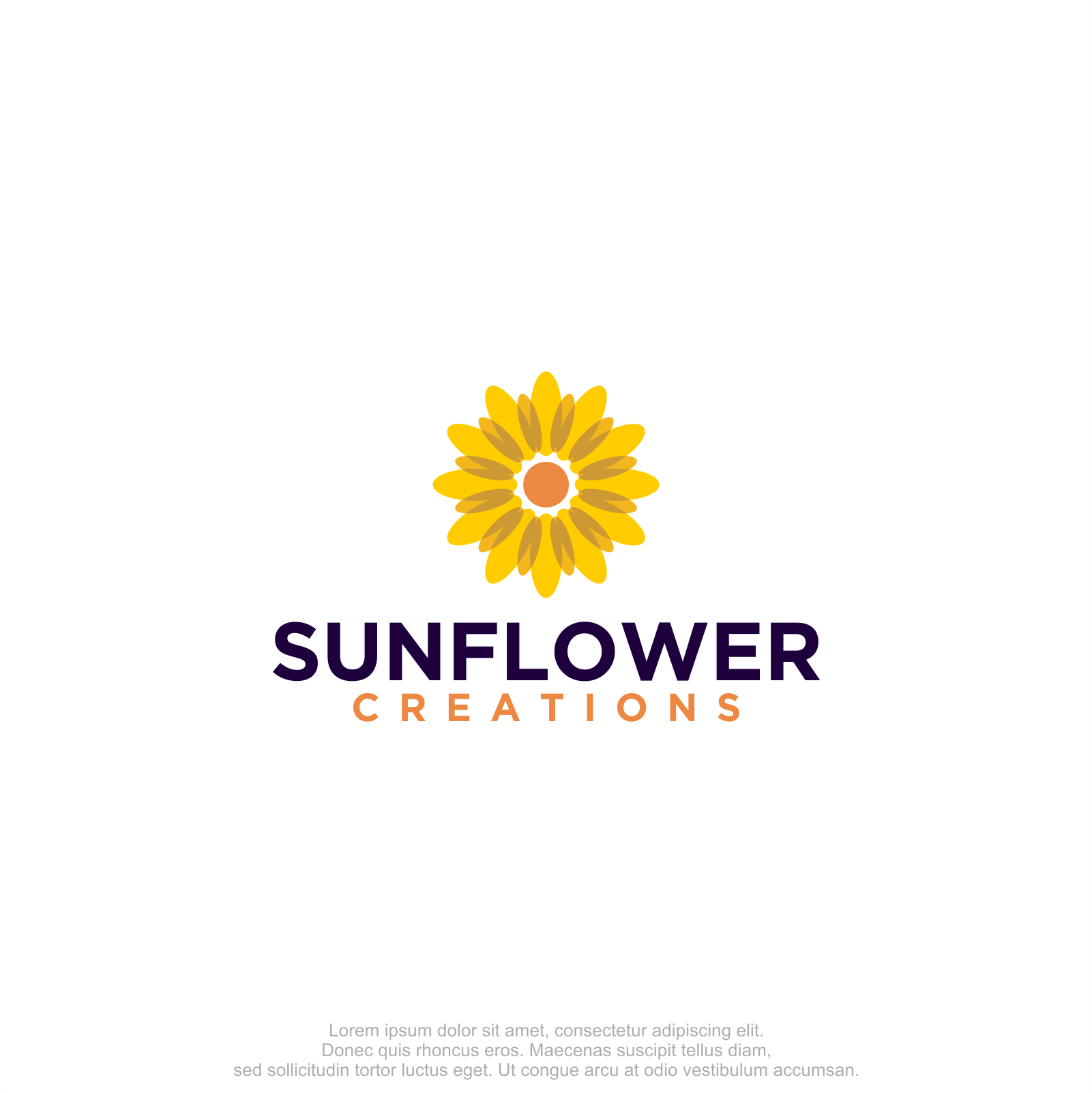 Logo Design by M.Syaiful Huda for Sunflower Creations | Design #37472280