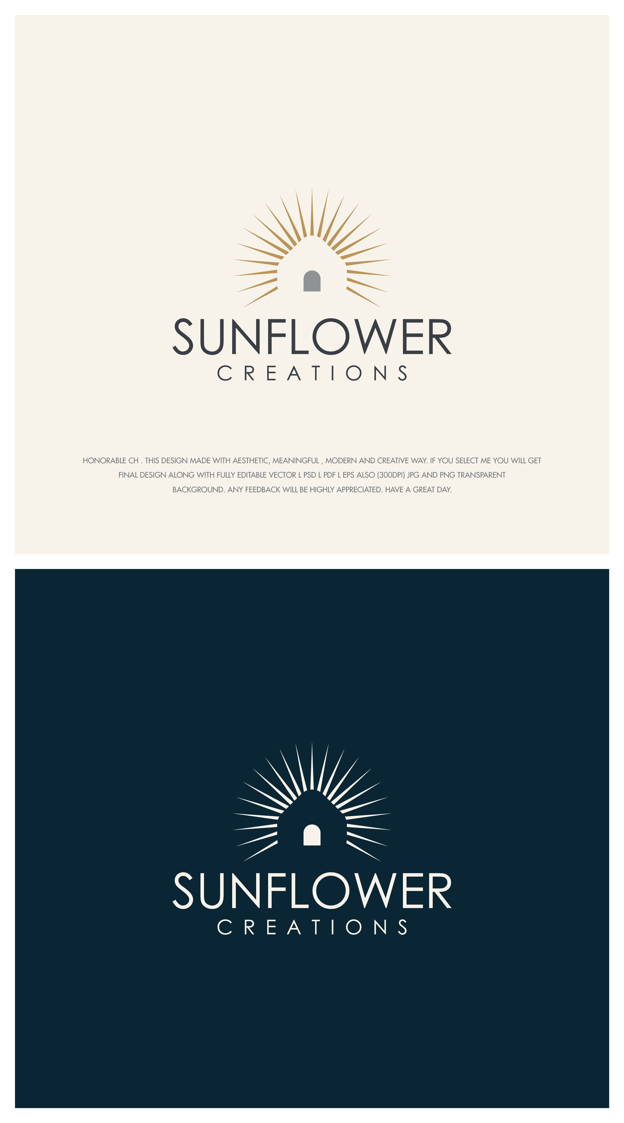 Logo Design by Riad | Branding & Logo Expert for Sunflower Creations | Design #37486940