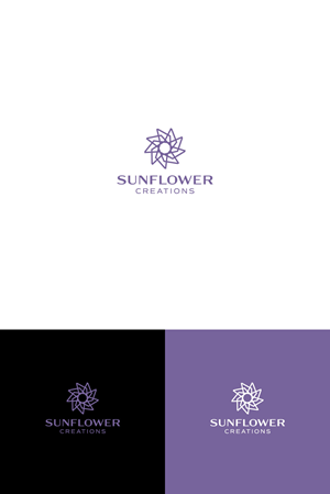 Logo Design by eeshu for Sunflower Creations | Design: #37474014