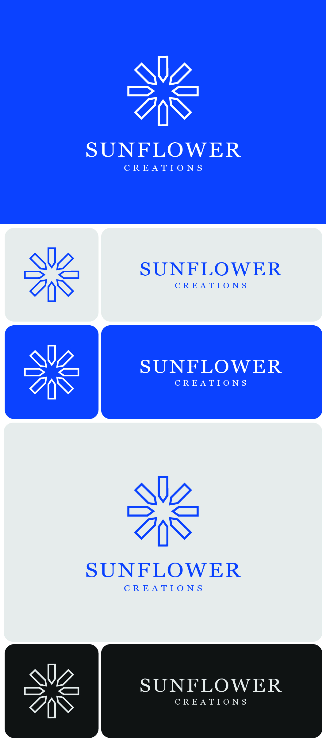 Logo-Design von DigitalHareesh (Creative Senior Graphic Designer) für Sunflower Creations | Design #37483356