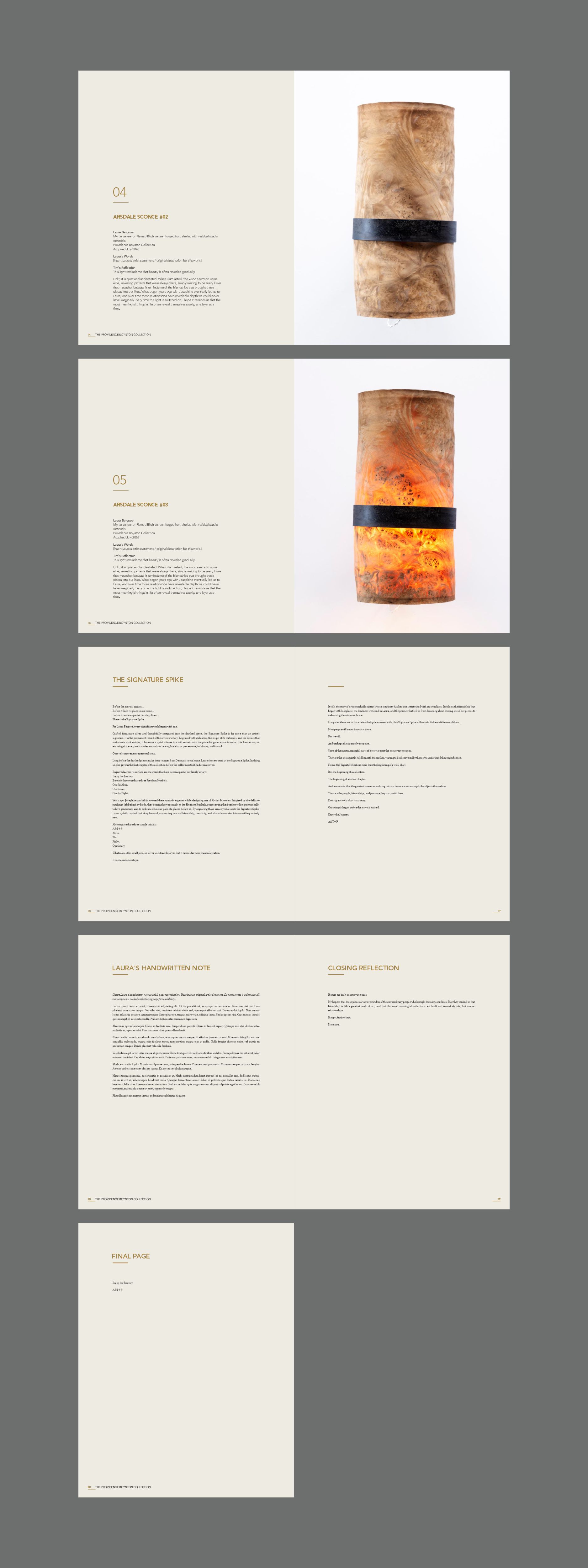 Catalogue Design by nng for this project | Design #37476694