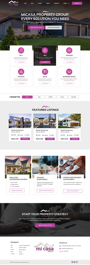 Web Design by Blue Sparrow for this project | Design: #37478161