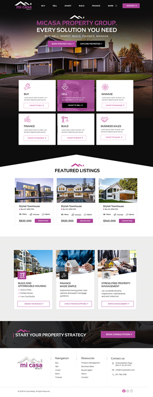 Web Design by Blue Sparrow for this project | Design: #37478162