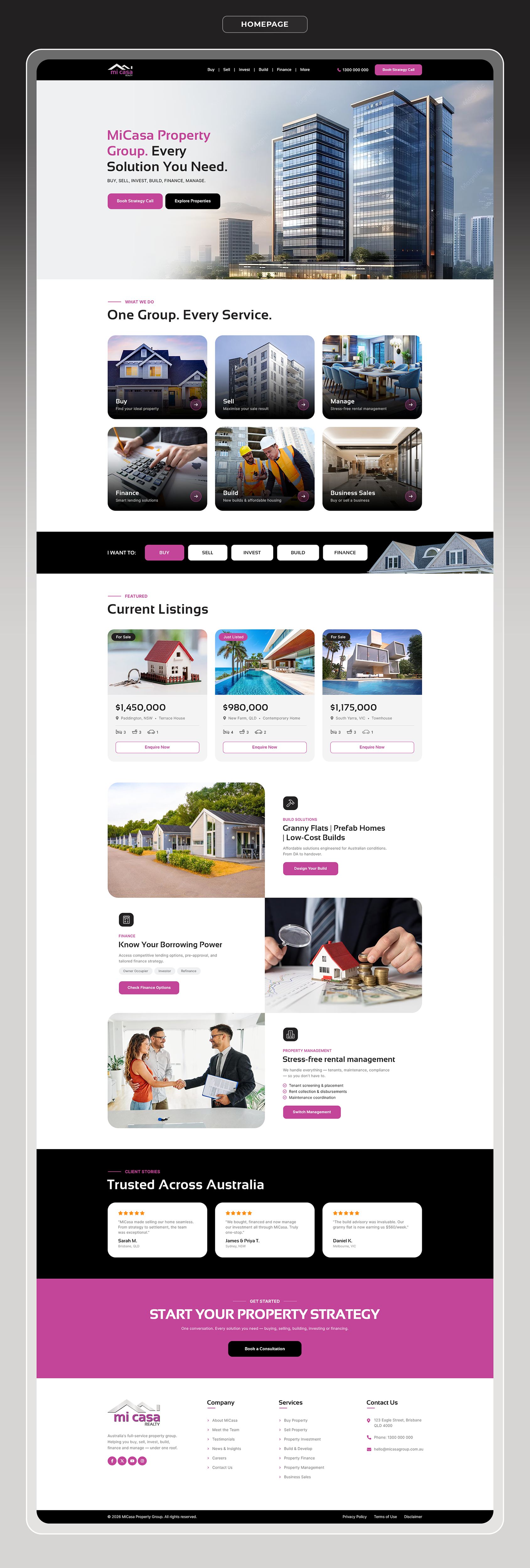 Web Design by Ziaul Haque for this project | Design #37481627