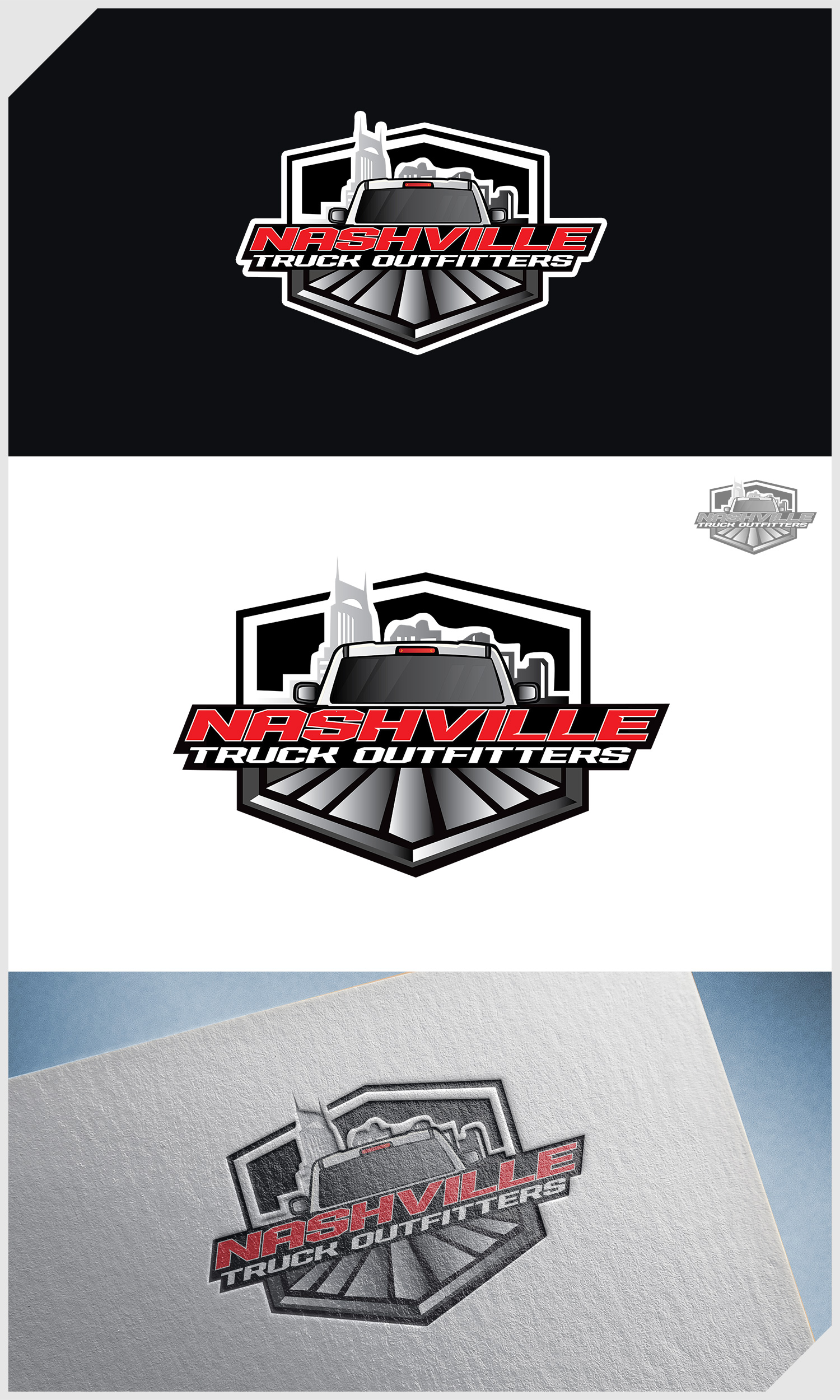 Logo-Design von IDesign1606 für Nashville Truck Outfitters | Design #37494995
