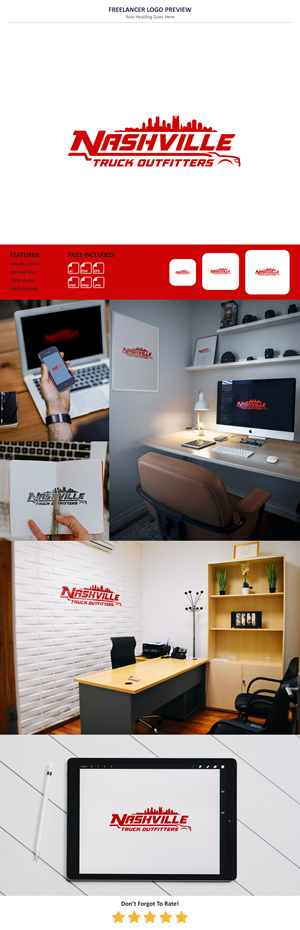 Logo-Design von Pixel Signature für Nashville Truck Outfitters | Design: #37479446