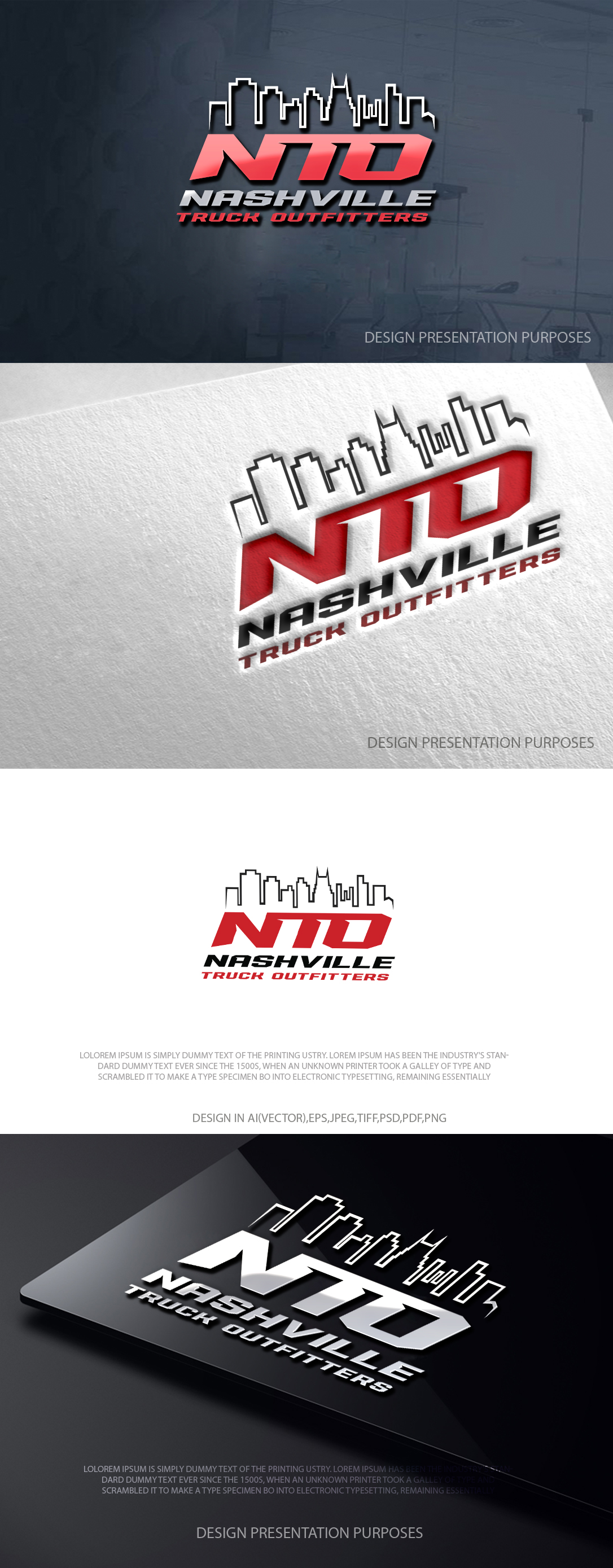 Logo Design by zebronicgraphic for Nashville Truck Outfitters | Design #37480330