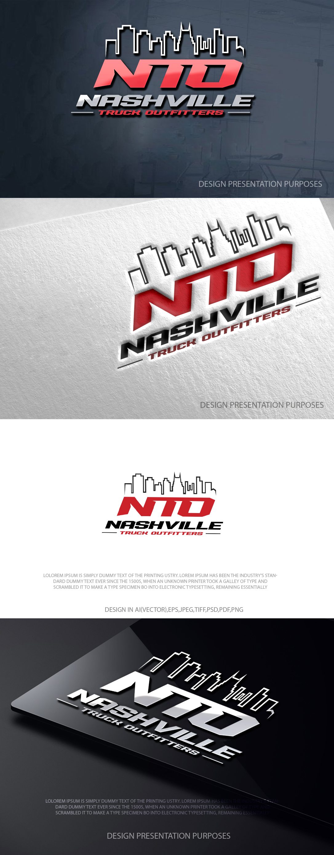 Logo Design by zebronicgraphic for Nashville Truck Outfitters | Design #37480331