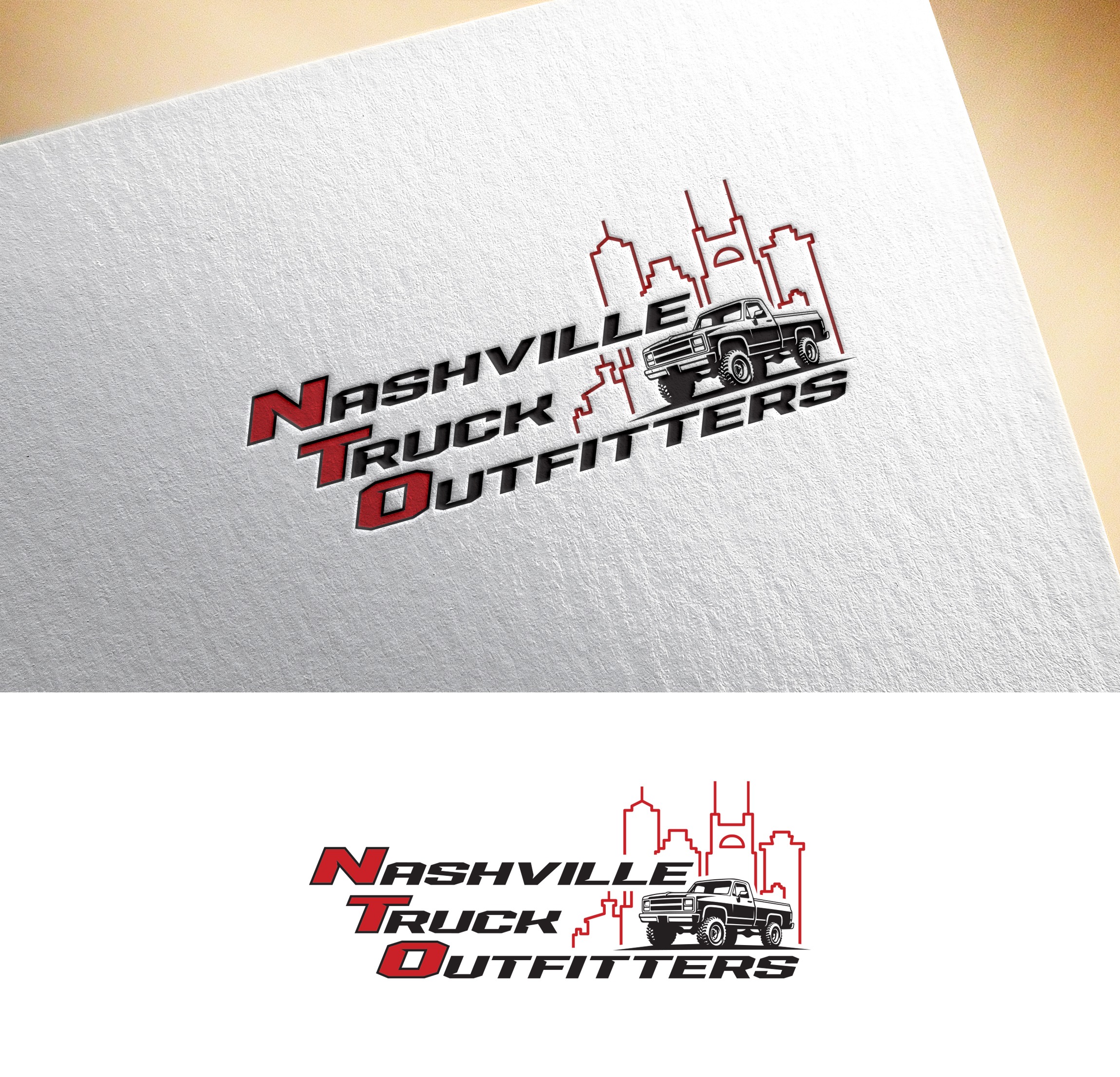 Logo-Design von Impressive Designs für Nashville Truck Outfitters | Design #37477563