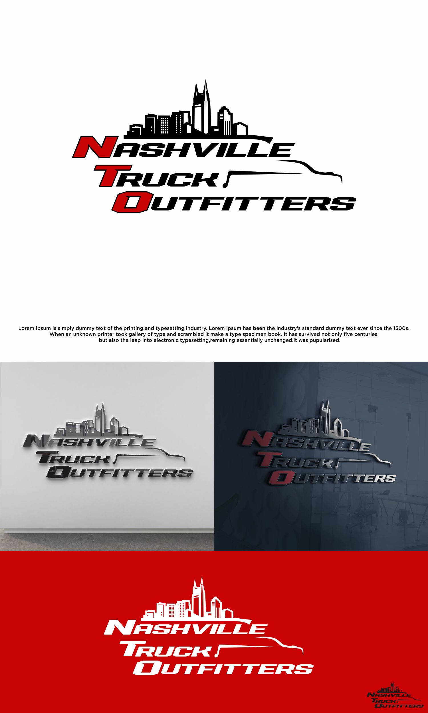 Logo Design by 2662 DESIGN for Nashville Truck Outfitters | Design #37478741