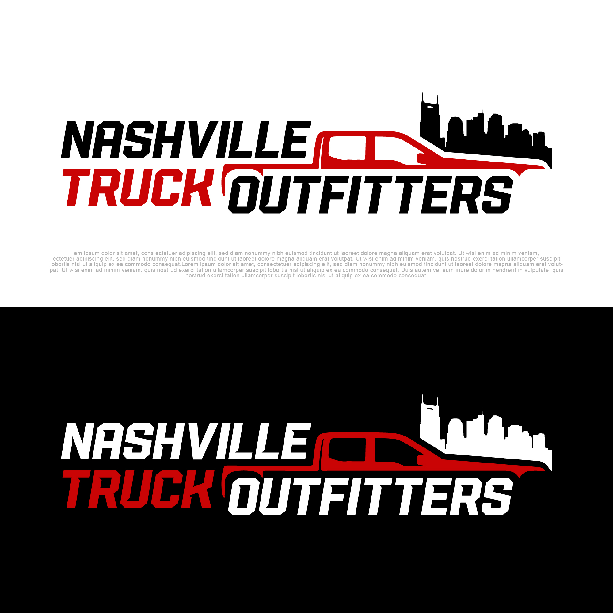 Logo Design by Ali.Adnan for Nashville Truck Outfitters | Design #37499043