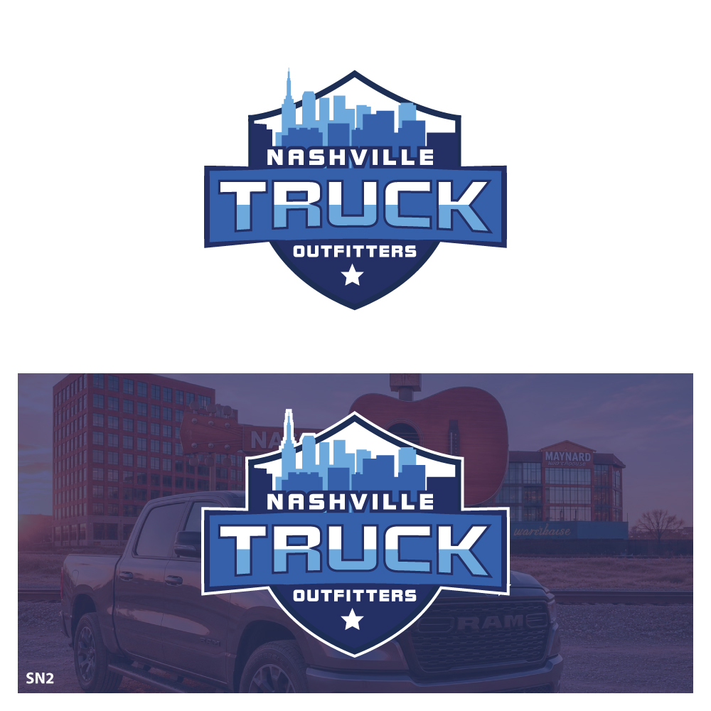 Logo Design by Sujit Banerjee for Nashville Truck Outfitters | Design #37483169