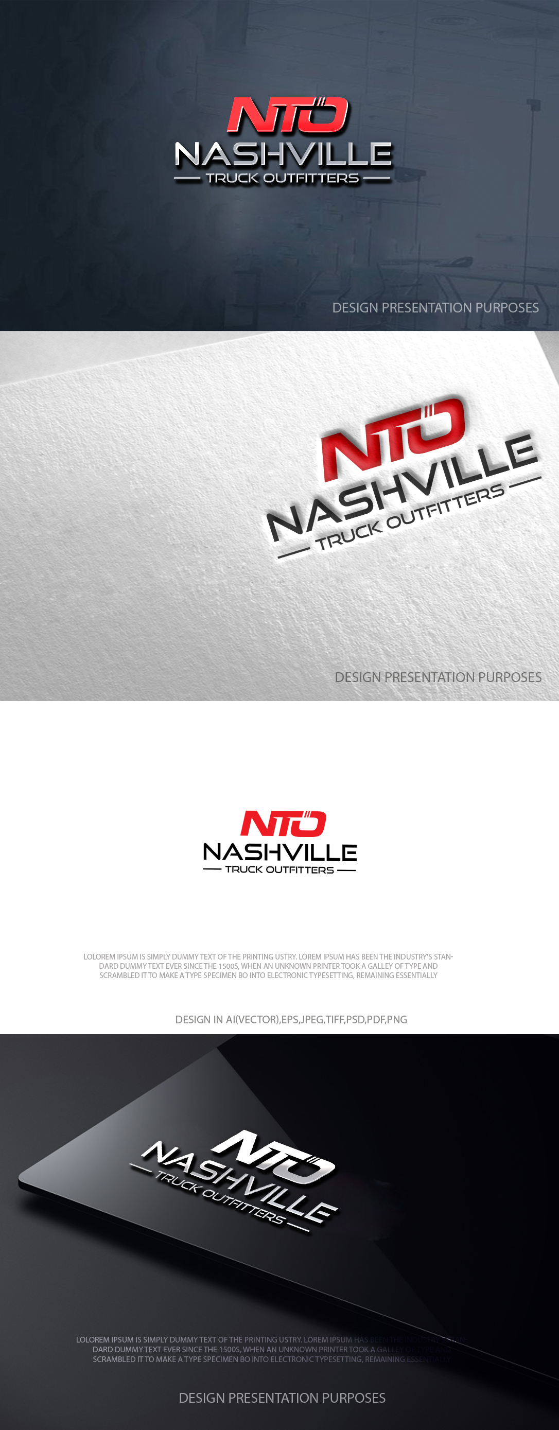 Logo Design by zebronicgraphic for Nashville Truck Outfitters | Design #37484354