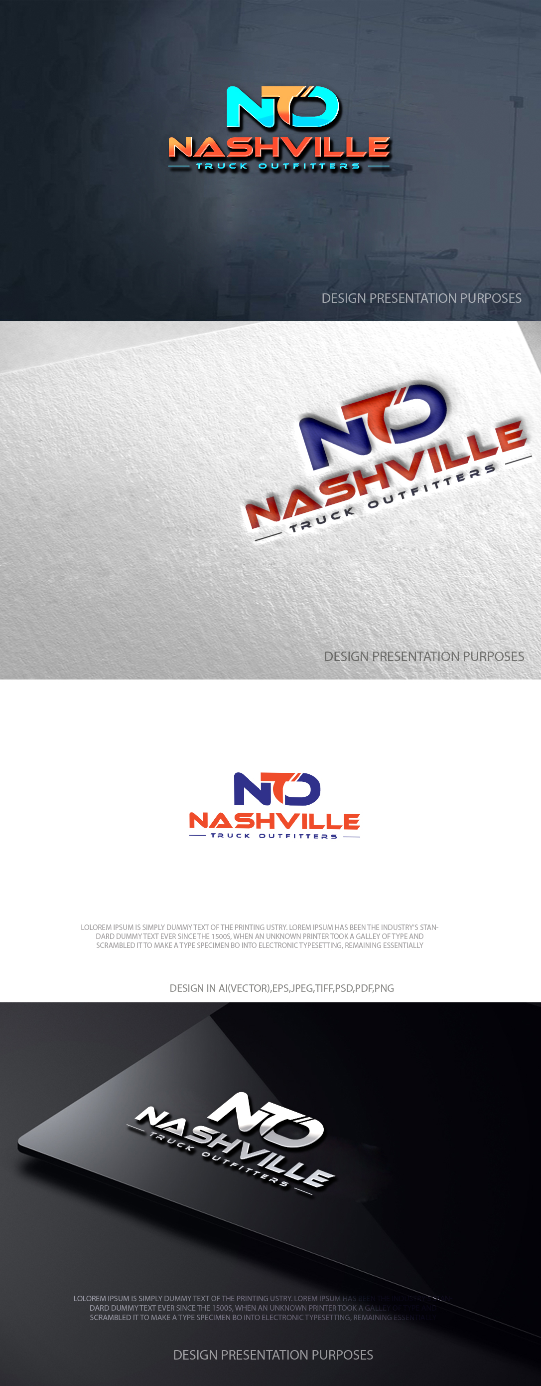 Logo Design by zebronicgraphic for Nashville Truck Outfitters | Design #37484360