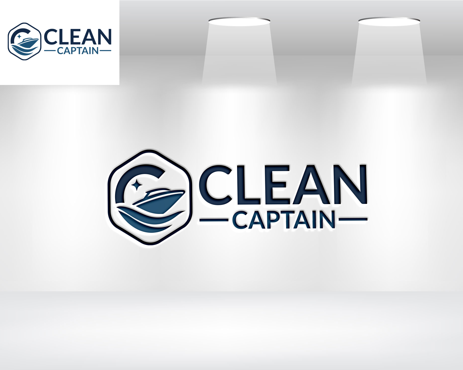 Logo Design by mehanuk for Clean Captain | Design #37487685