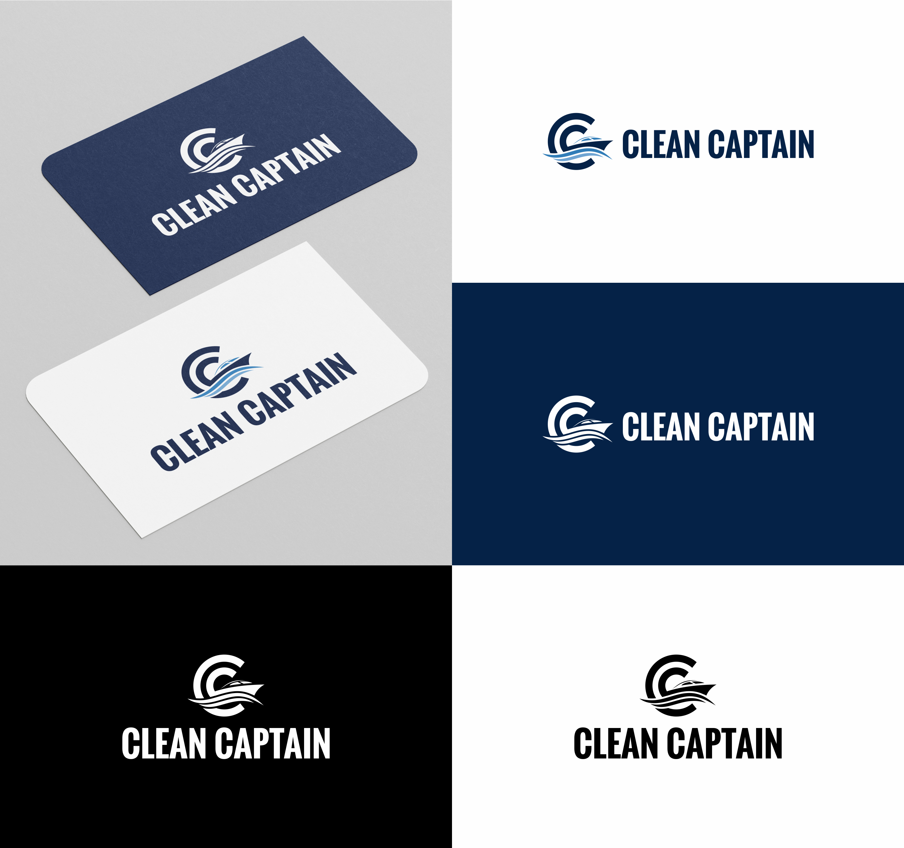 Logo Design by melzh for Clean Captain | Design #37485765