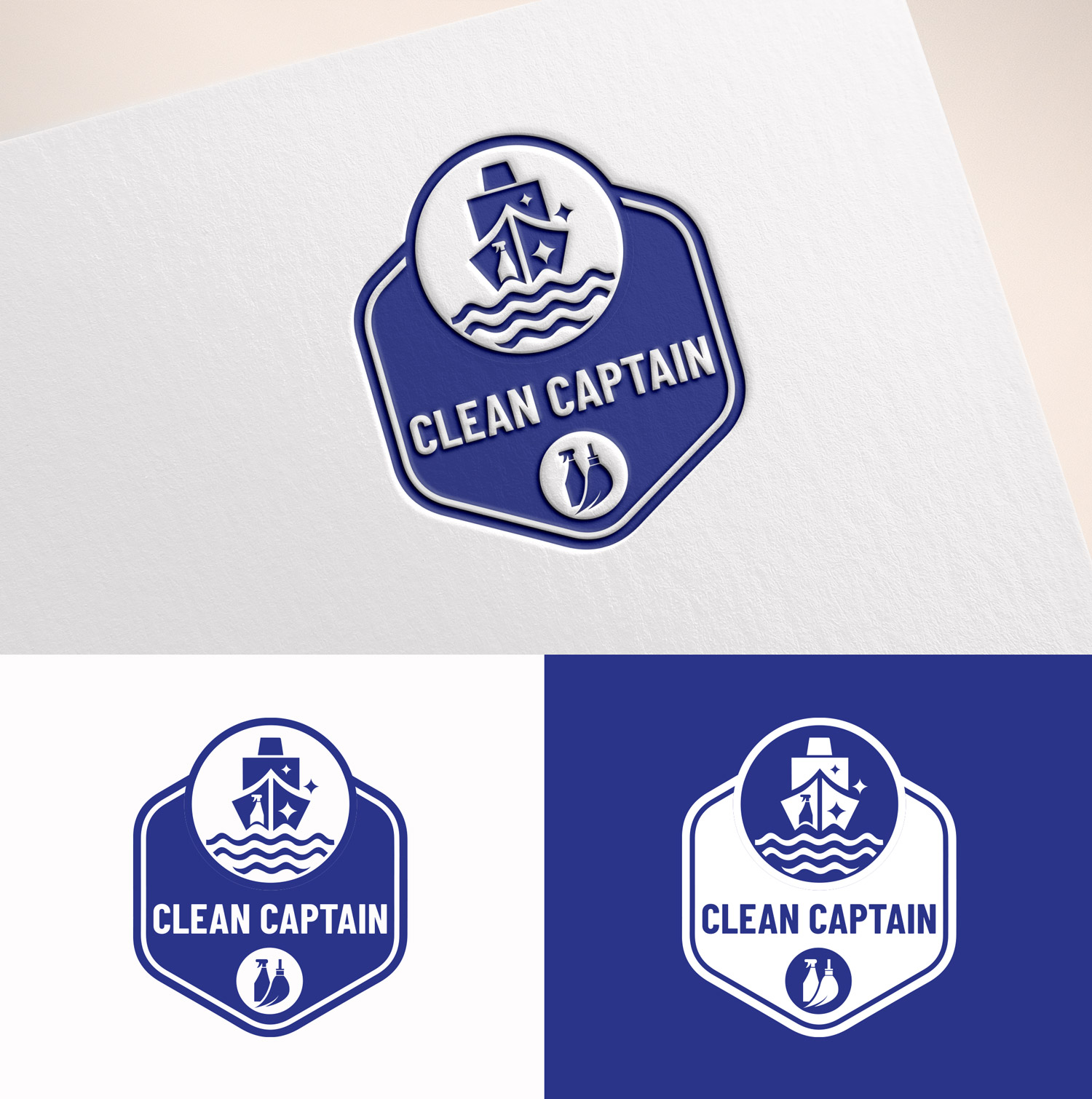 Logo-Design von M Art & Design für Clean Captain | Design #37487248