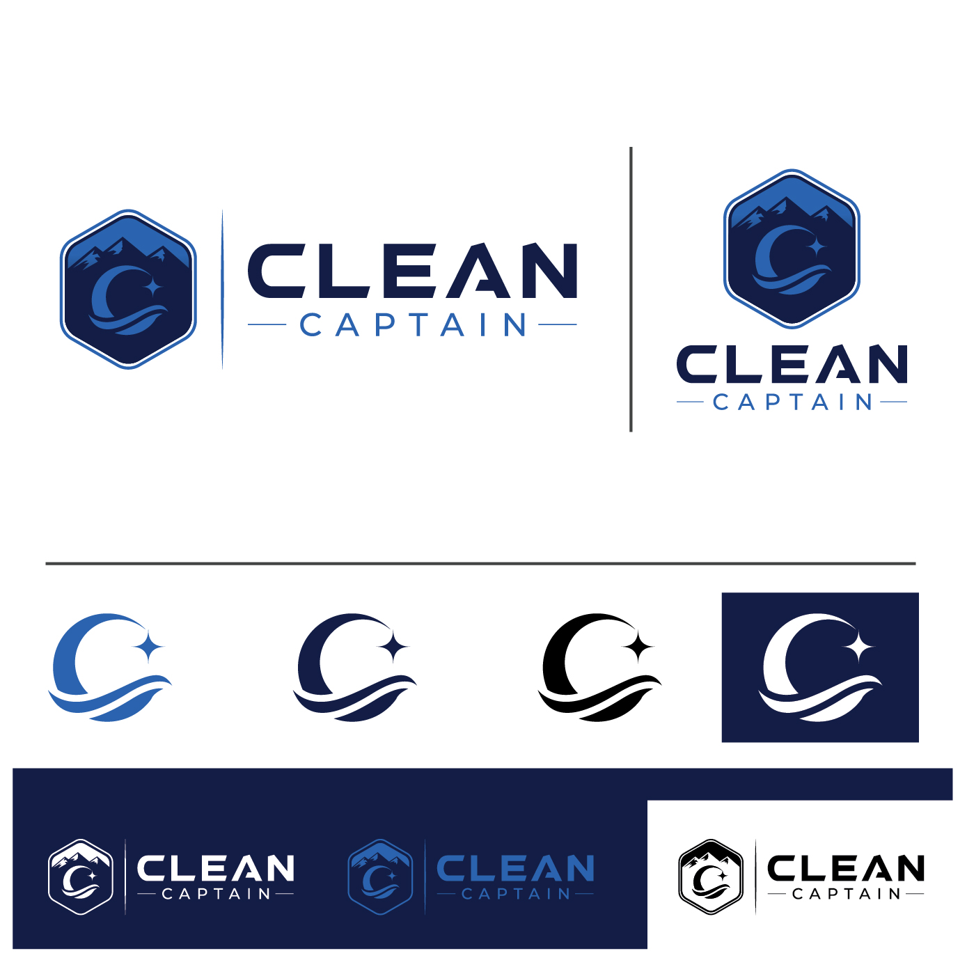 Logo Design by creativemood438 for Clean Captain | Design #37487305