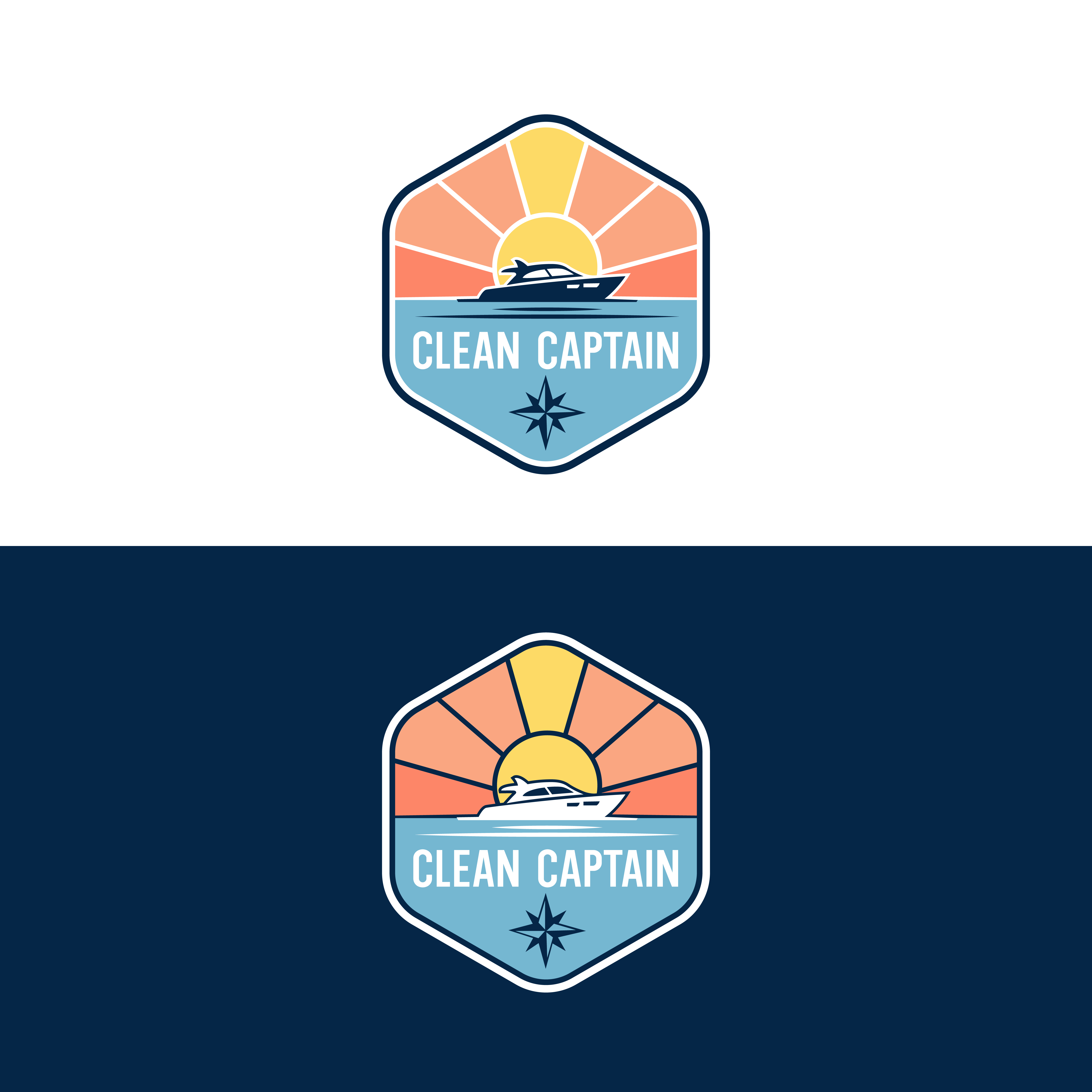 Logo Design by Logo Maker Zone for Clean Captain | Design #37486424