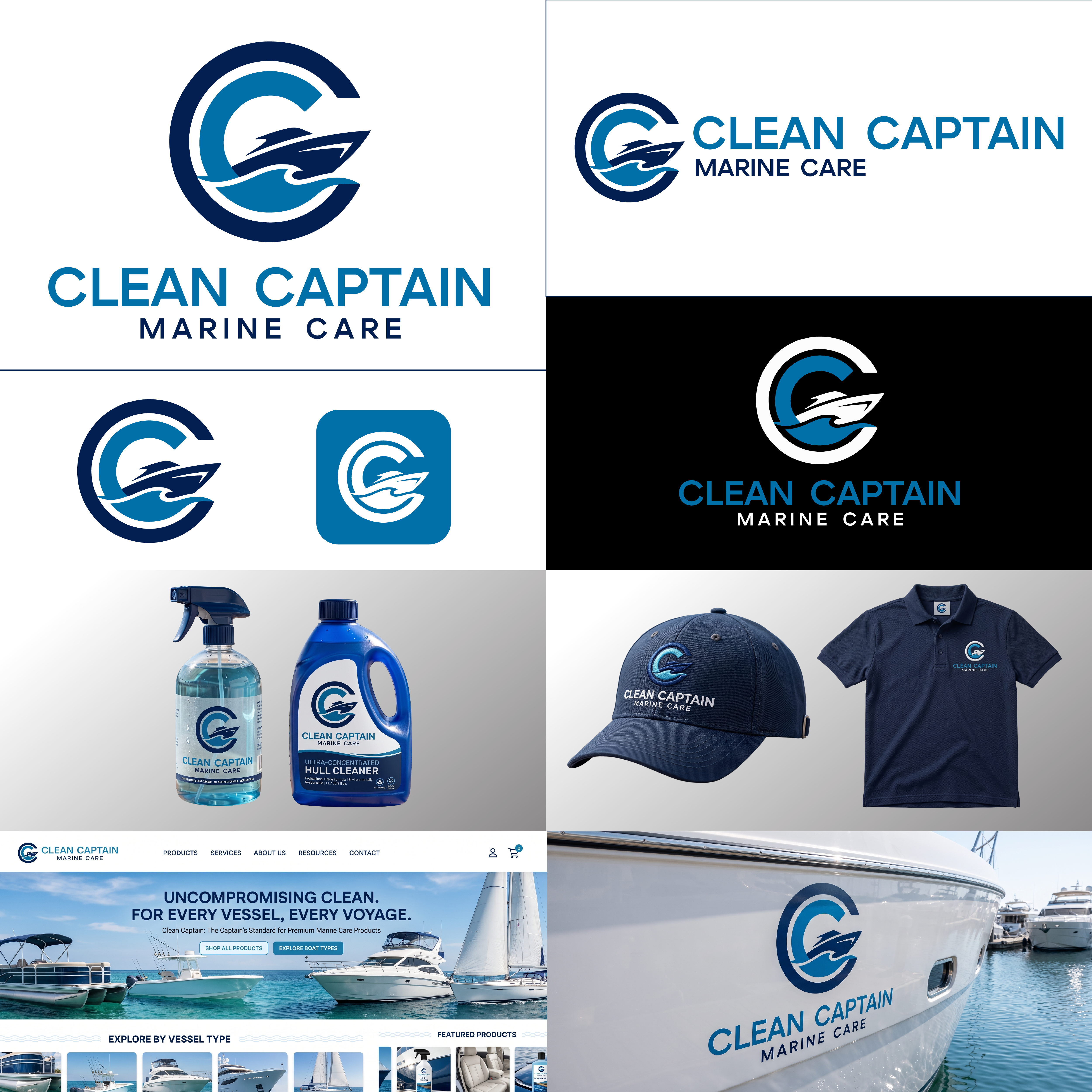 Logo Design by Delusion Studio for Clean Captain | Design #37486179
