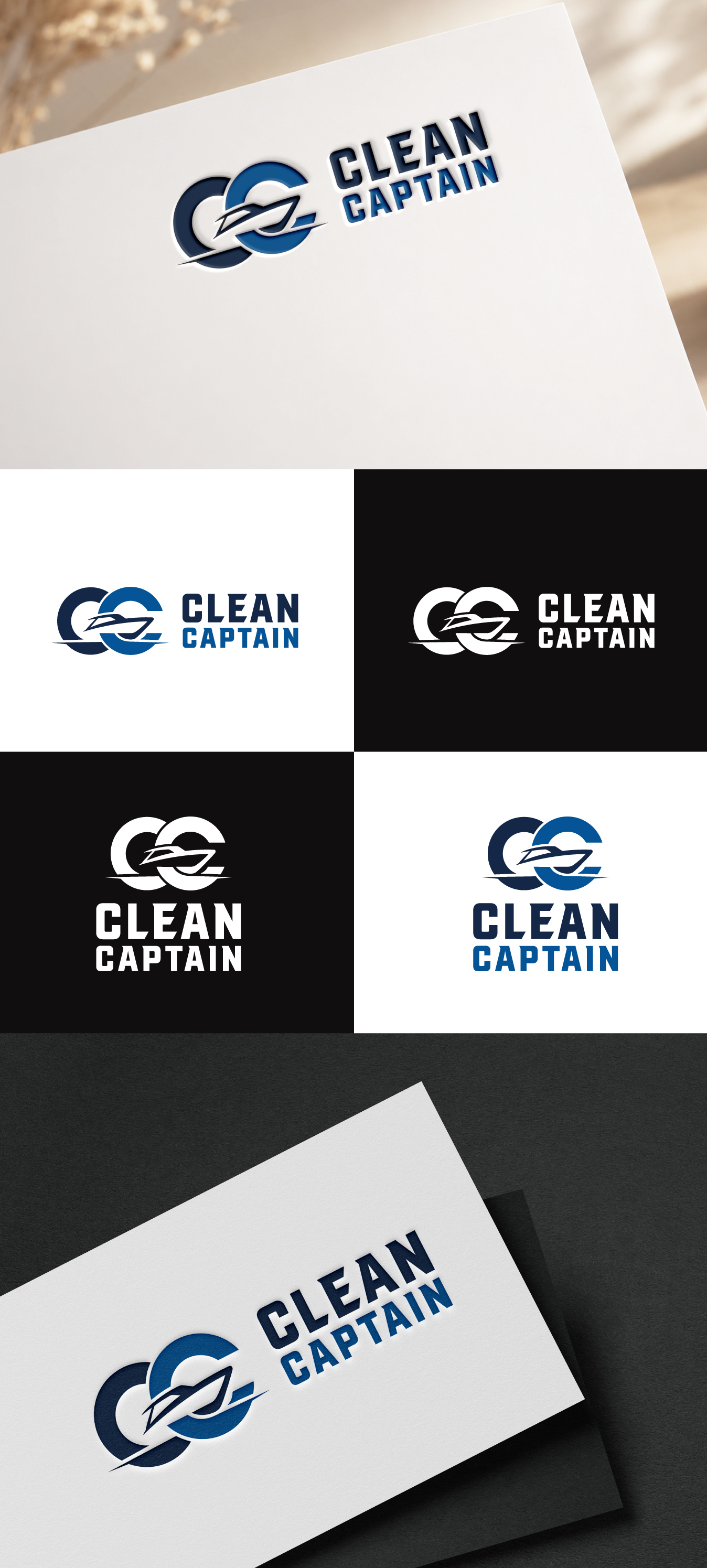 Logo Design by Oliver_Design for Clean Captain | Design #37486276