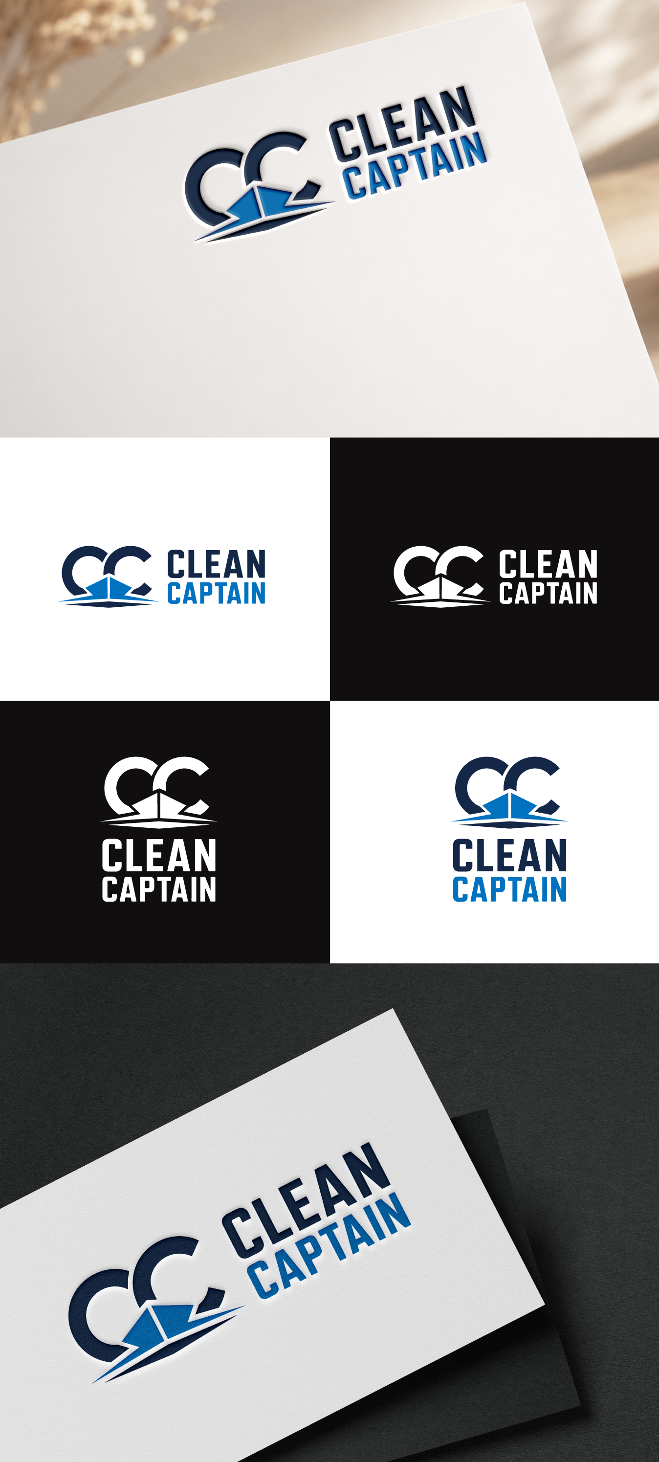 Logo Design by Oliver_Design for Clean Captain | Design #37486444
