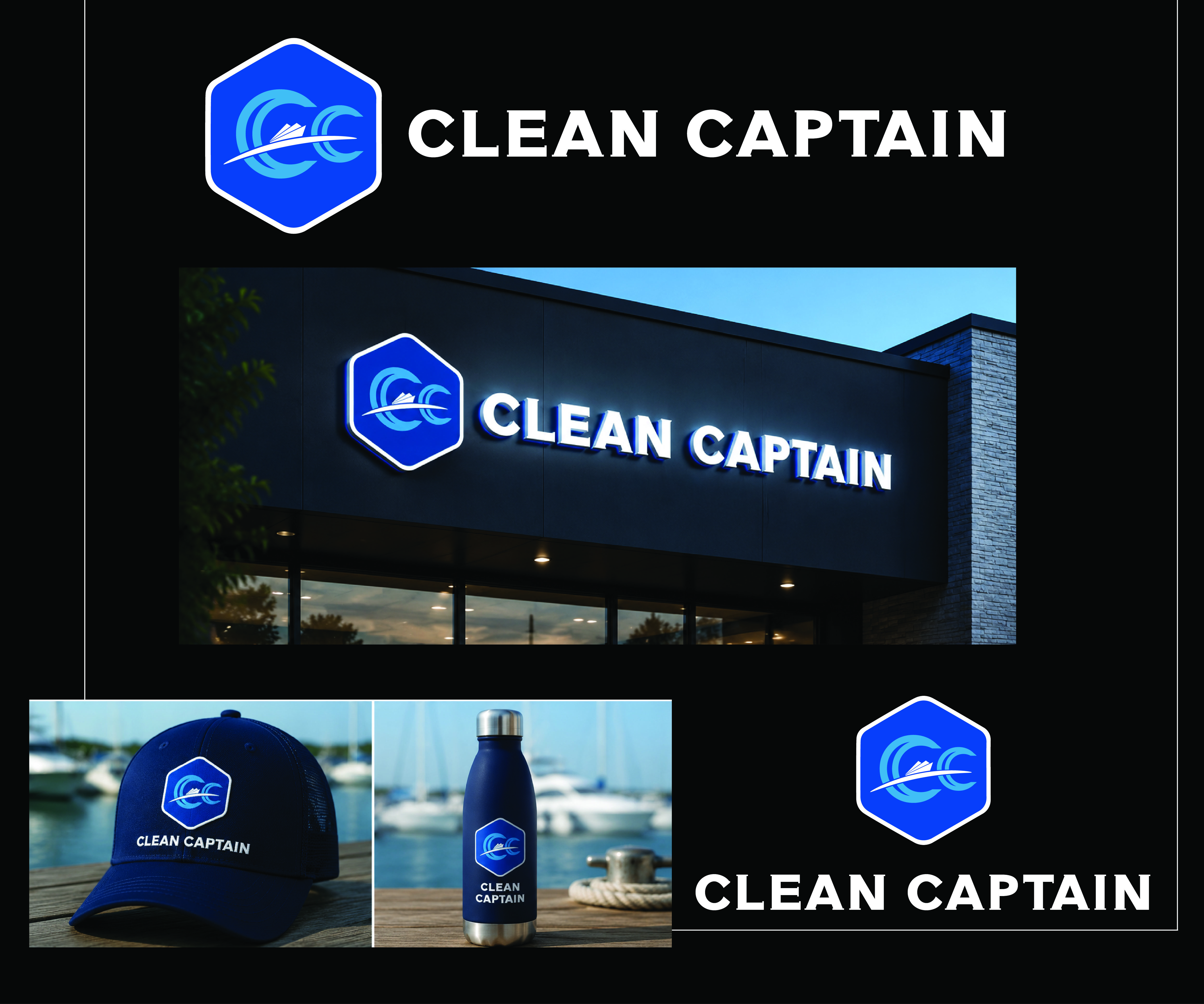 Logo Design by ARIF YULIANTO for Clean Captain | Design #37507709