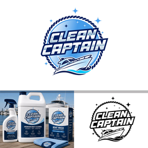 Logo Design by Timefortheweb for Clean Captain | Design: #37533965